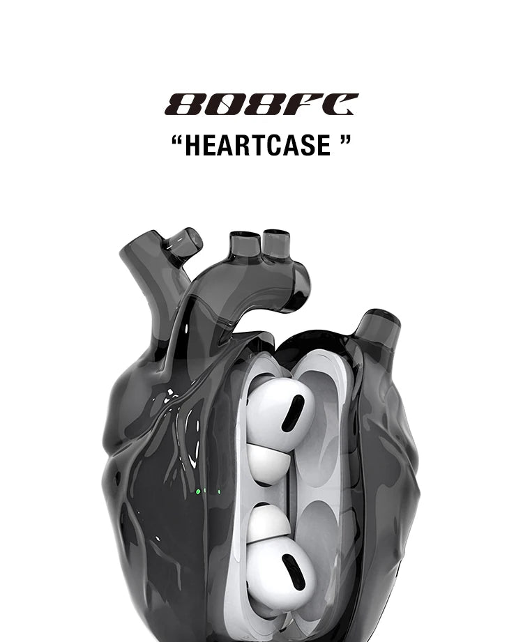 808FC Heart Earphone Case 808 fc Headphone Cases air pods pro2 Hearing Earphone Cases Customize For Airpod3 Pro/Pro2 Phone Gifts