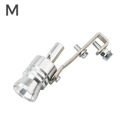 1 pieza de silbato de turbina modificado para automóvil, silbato de tubo de escape, silbato de imitación para motocicleta, silbato amplificador de sonido de escape de turbina