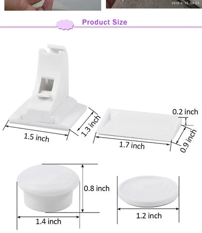 Baby Safety Lock Invisible Lock Kids Security Drawer Latch Cabinet Door Magnetic Child Safety Lock Limiter Children Protection