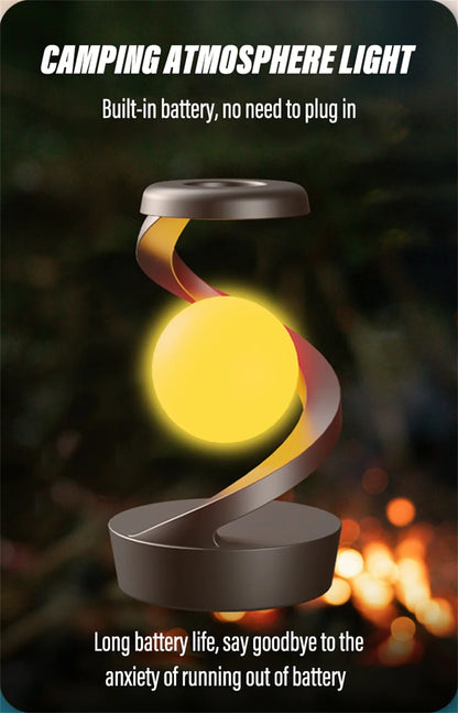 Rechargeable reading desk lamp Bedside night light Outdoor camping light With hand waving control mode Supports wireless  charge
