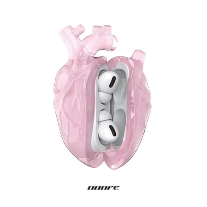 Airpods Pro Case Cover Original Custom Pink Heart Silica Protective Case for AirPods3 Personalized Earphone Accessories Y2k Gift