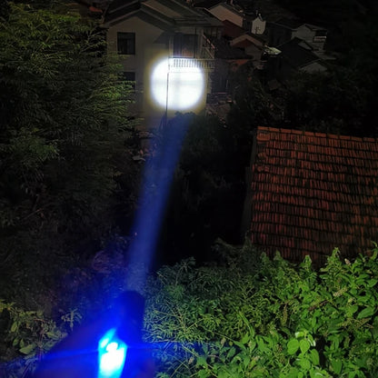 USB Rechargeable Flashlight for Camping Hiking Outdoor Emergency Lamp Strong Light LED Torch Portable Charging Pocket Torches