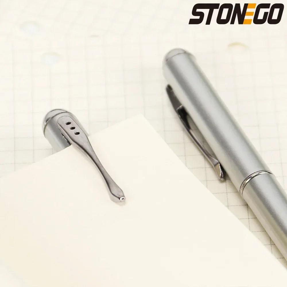 STONEGO Invisible Ink Pen with UV Light Magic Secret Writing Ballpoint Multi Function Pen for Office School Supplies