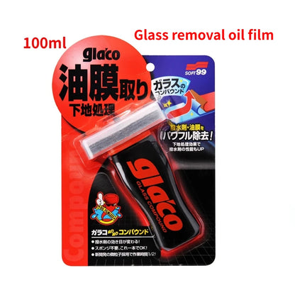 100ml Soft99 GLACO Car Windshield Glass Water Rain Repellent Fine Mist Nozzle Glass Hydrophobic Coating Anti-rain Treatment