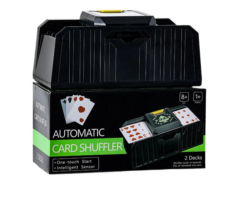Mélangeur de cartes automatique Mélangeur de cartes de poker électrique à 2 jeux Mélangeur automatique de cartes à capteur / chronométré Machine de mélange de poker