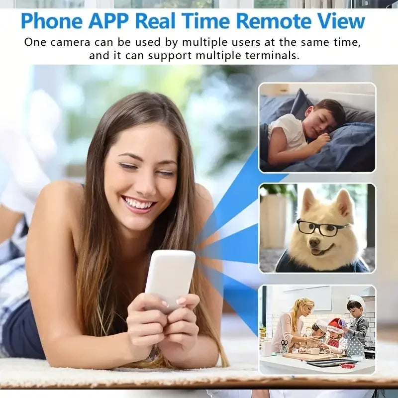 Mini caméra WiFi 1080P Surveillance Grand Angle Détection Sécurité IP Vision nocturne IR Détection de mouvement Moniteur bébé Vente chaude 2024