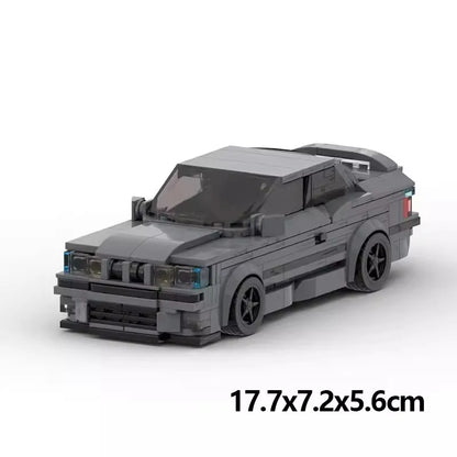 Bricklink Technical Car City Speed Champions M3 E30 E36 E46 GTR 635CSi 850CSi Vehicles Sets Building Blocks Toys Children Gift