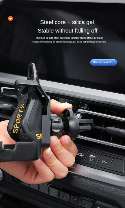 Racing Seat Shape Car Phone Bracket GPS Bracket Car Air Vent Universal Smartphone Bracket Trendfront
