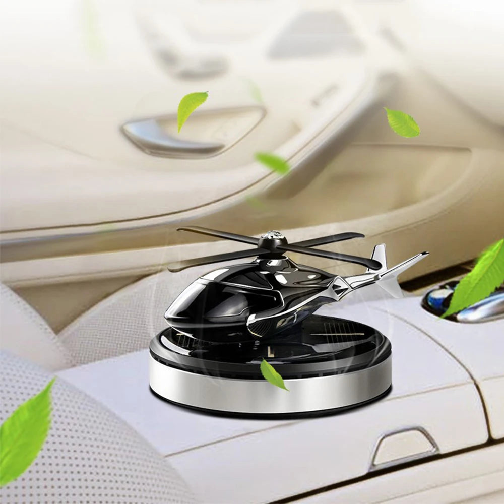 Solar Plane Car Air Freshener Car Fragrance Perfume Fresh Vent Air Aromatherapy Dashboard Handrail box Decoration Aroma Diffuser