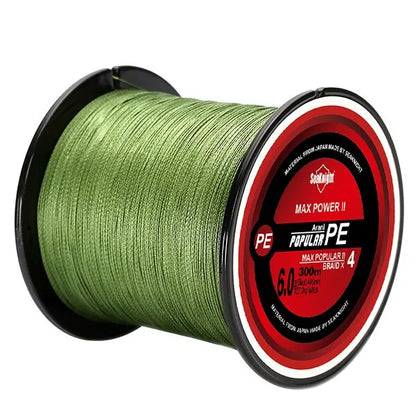 SeaKnight TriPoseidon Series 4 Strands Multifilament Fishing Line 300M PE Braided Line Smooth Carp Fishing 15lb 20lb 25lb 30lb