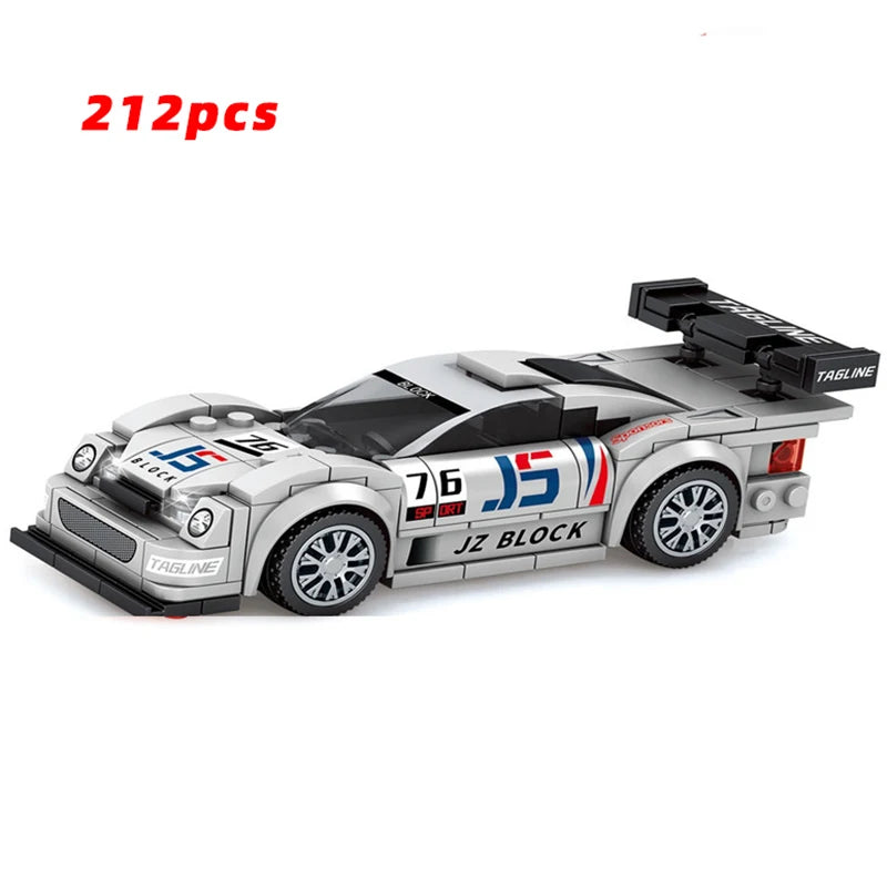 67 models City Racing Car Speed Champions Sports Building Blocks Bricks Classic Rally Super Racers F1 Great Vehicles kits toys