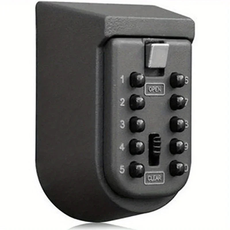 Password Key Box Wall-mounted Heavy-duty Metal Password Box Key Lock Box Outdoor Waterproof Storage Anti-theft Password Lock