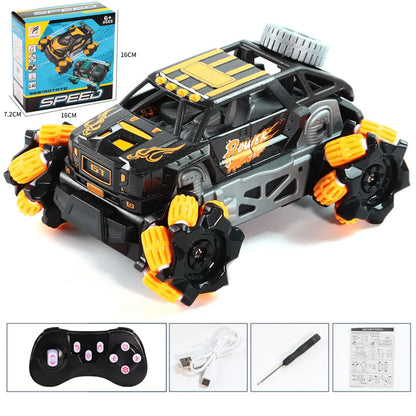RC Car Mini Stunt Drift Car Gesture Sensing with Led Lights 2.4G Radio Remote Control Electric Toy Power Wheels Off Road Racing