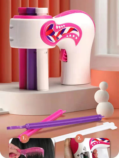 Automatic Hair BraiderElectric DIY Hair Weave Machine Twist Knitting Roll Twisted Braiding Hair Styling Tools Girl Gift