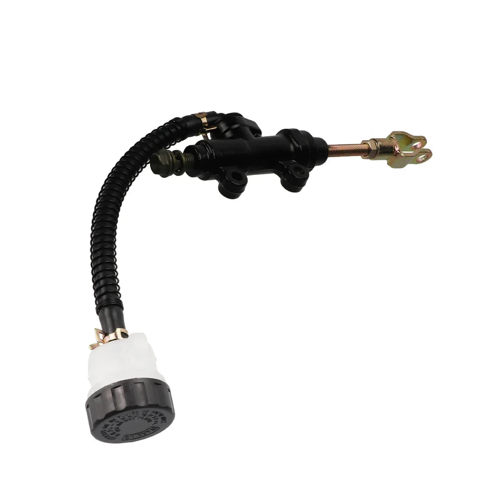 Universal Black Hydraulic Rear Foot Brake Master Cylinder Pump with Reservoir For Chinese ATV Quad Pit Dirt Bike Go Kart