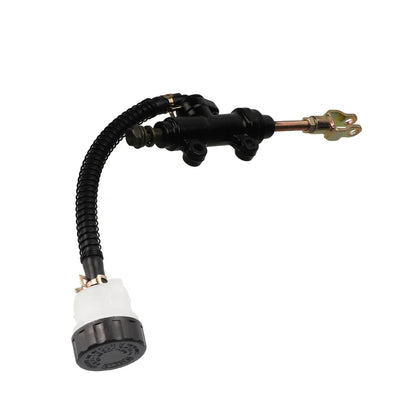 Universal Black Hydraulic Rear Foot Brake Master Cylinder Pump with Reservoir For Chinese ATV Quad Pit Dirt Bike Go Kart