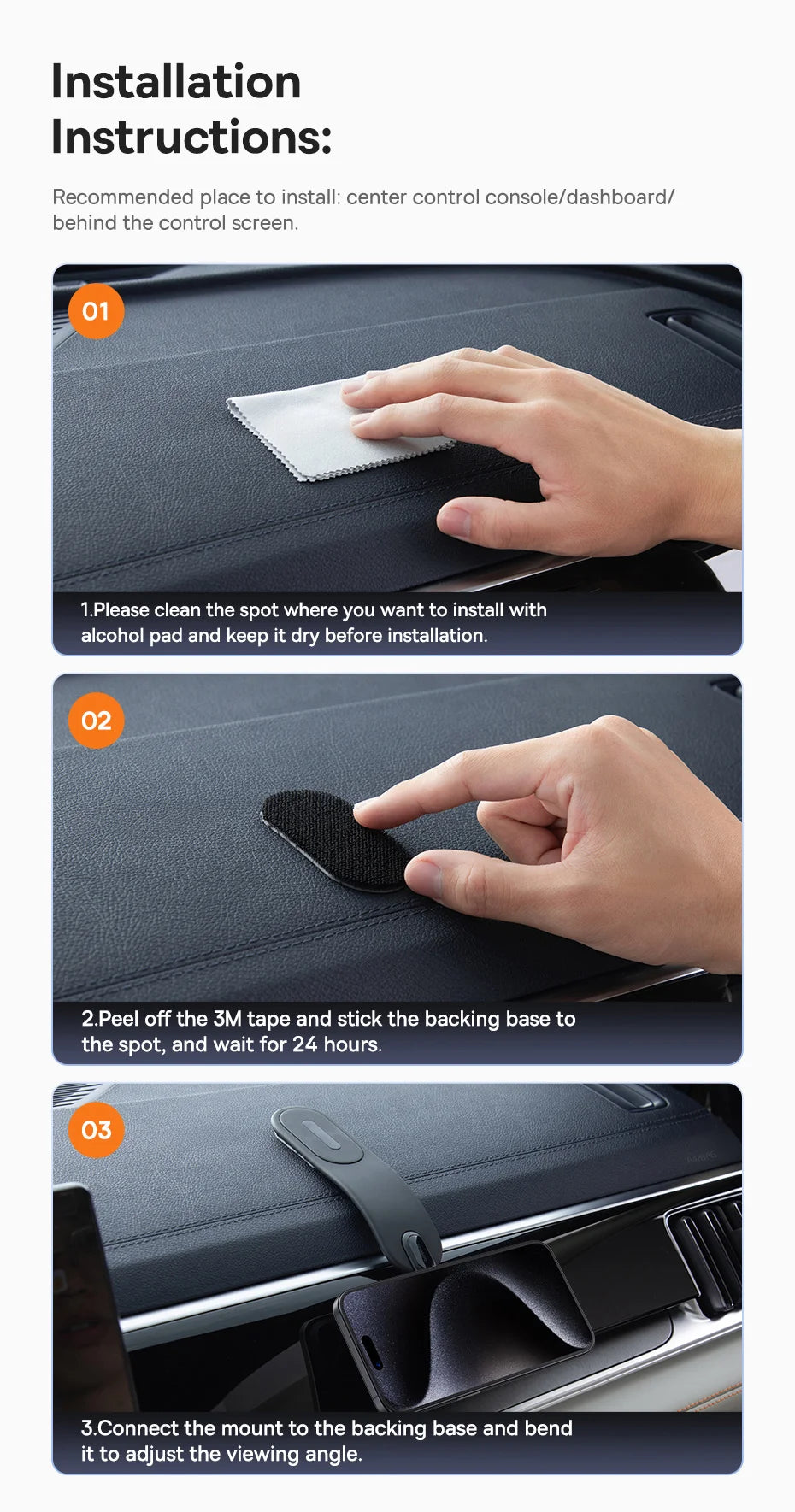 Support magnétique Baseus pour téléphone portable de voiture, support pliable pour iPhone 12 13 14 Pro Max pour Samsung S23