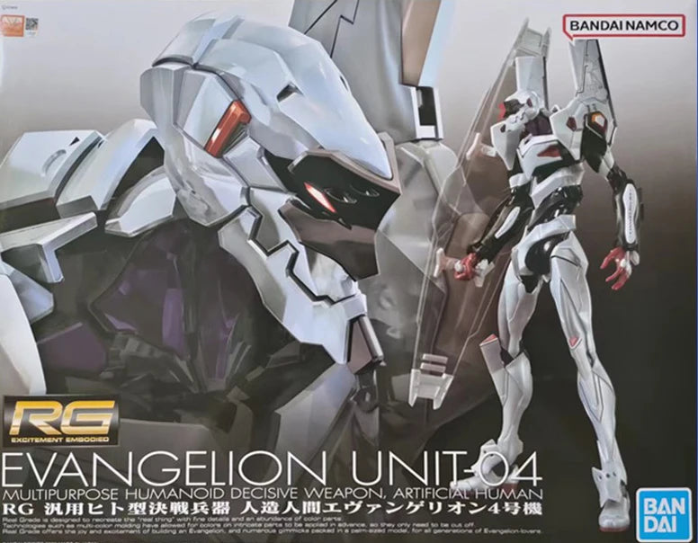 Original Genuine RG EVANGELION UNIT-00 -01 -02 -03 -04 -06 -08 Bandai Anime Model Toys Action Figure Gifts Collectible Ornaments