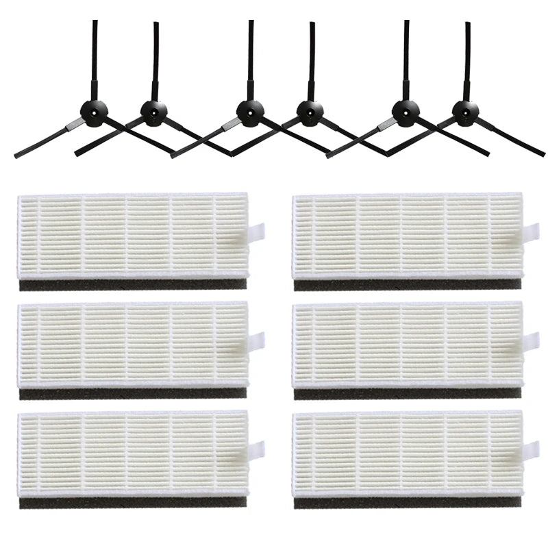 Roller Main Brush HEPA Filter Side Brushes for Ilife A6 A8  620 X623 Vacuum Robot Cleaner Parts Replacment Accessories