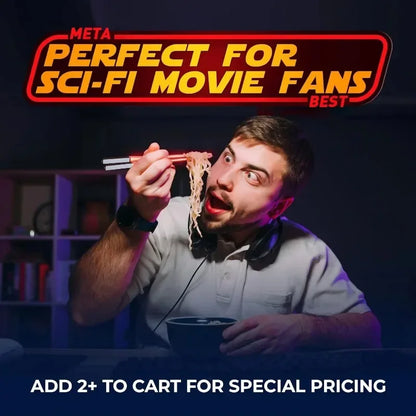 StarWar Theme Chinese Chopsticks Lightsaber Luminous LED Reusable Washable Detachable Sushi Chopsticks Kitchen Tableware