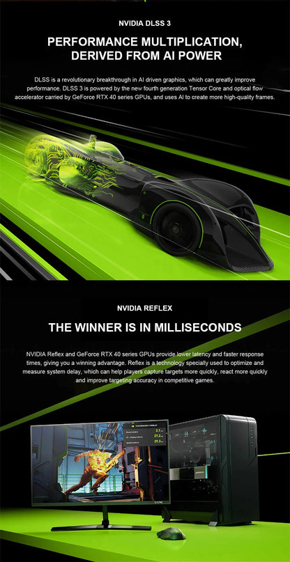 USADO AX GAMING RTX 4070 RTX 4070Ti RTX3070TI RTX 4060 RTX 4060ti RTX 4080 Tarjeta Gráfica Tarjetas de Video placa de video Nvidia GDDR6X