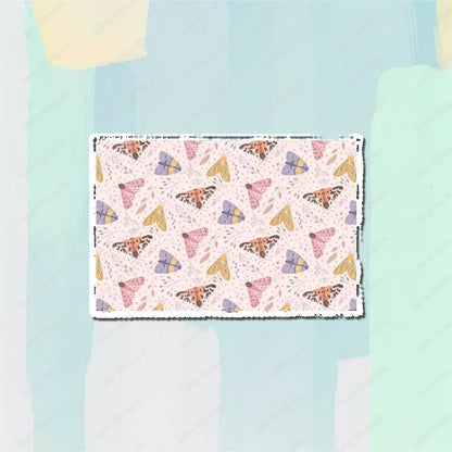 Pastel Moths 5PCS Stickers for Living Room Bumper Anime Cute Kid Car Art Print Window Home Decor
