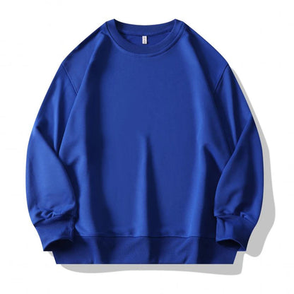 Plain Sublimation Sweatshirt Unisex Wholesale Baggy Black Hoodies Men Sweat Shirt Crew Neck Sweatshirt Men Moletons Masculinos