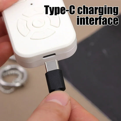 Rechargeable Bluetooth Remote Control Protable Self-Timer Camera Stick Shutter Button Wireless Controller for IPhone Samsung