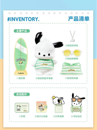 Sanrio Kawaii Pochacco Speaker Birthday Gift for Girls Boyfriend Girlfriend Valentine's Day Gift Cartoon Desktop Ornaments