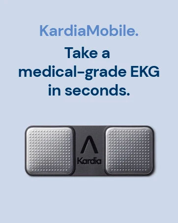 1-Lead Personal EKG Monitor  Record at Home  Detects AFib & Irregular Arrhythmias  Easy Results in 30 Seconds