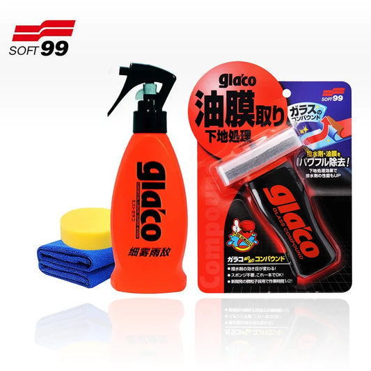 Vidrio para parabrisas de automóvil Soft99 Japan Ultra Glaco de 180 ml, repelente de agua y lluvia, revestimiento hidrofóbico antilluvia para vidrio de automóvil