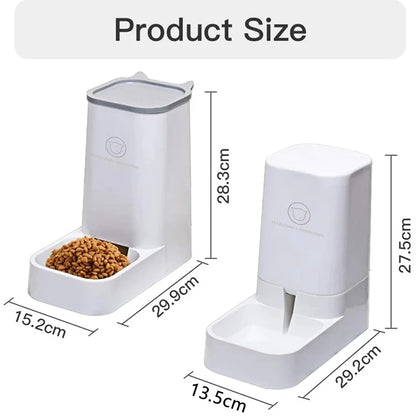 Comedero automático para gatos y perros, dispensador automático de agua, práctico para viajes de corta distancia, gran capacidad, para gatos