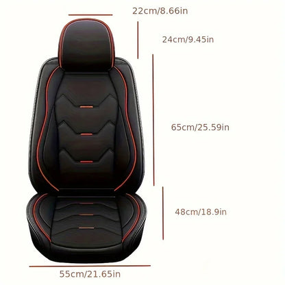 2 Premium Front Seat Cove Universal Car Seat Cover PU Leather ProtAction Breathable  All-inclusive Seat Cushion car accessories
