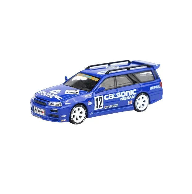 Premium scale model XCARTOYS POPRACE 1/64 Co-branded float series Porsche Martin GTR Alloy model toy, a Christmas gift for boys