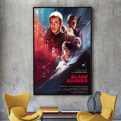 Blade Runner 2049 Movie Poster No Framed Poster Kraft Club Bar Paper Vintage Poster Wall Art Painting Bedroom Study Stickers