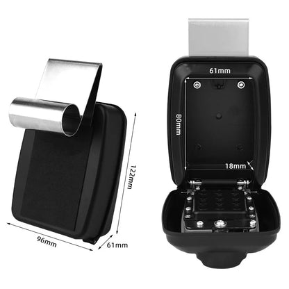 Portable Car Window Hanging Antitheft Code Key Box With 12Digits Code Waterproof Anti-theft Key Safe For Office Home Outdoor Use