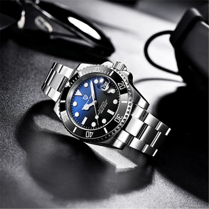 PAGANI DESIGN Men Automatic Mechanical Watches Luxury Sport Dive Clock NH35 Auto Date Sapphire 40MM Watch For Men reloj hombre