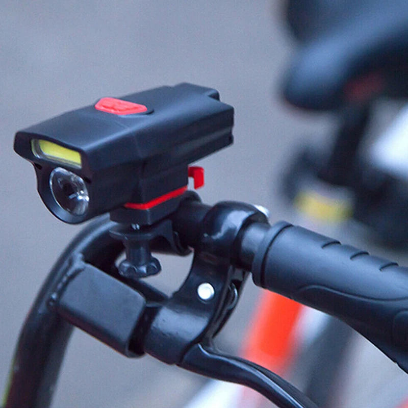 Luz LED delantera para bicicleta, luz para ciclismo, luces para bicicleta, linterna impermeable para manillar de conducción nocturna