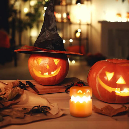 Pumpkin Lights Outside Pumpkin Lamp Decor Halloween Pumpkin Lantern LED Foldable Light Up Pumpkin for Halloween Party Decoration