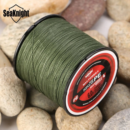 SeaKnight TriPoseidon Series 4 Strands Multifilament Fishing Line 300M PE Braided Line Smooth Carp Fishing 15lb 20lb 25lb 30lb