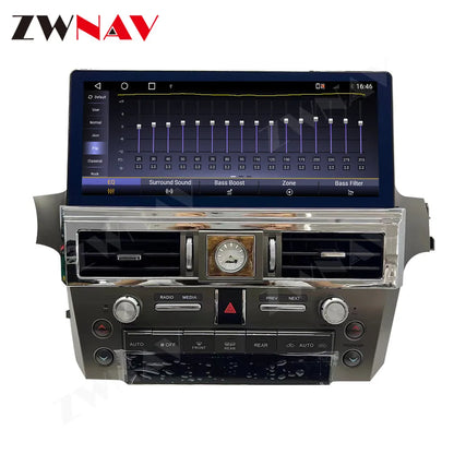 Radio para coche Android con pantalla IPS HD de 12,3" para Lexus GX460 GX400 2010-2020, reproductor multimedia, autorradio, navegación GPS, unidad principal 2 Din