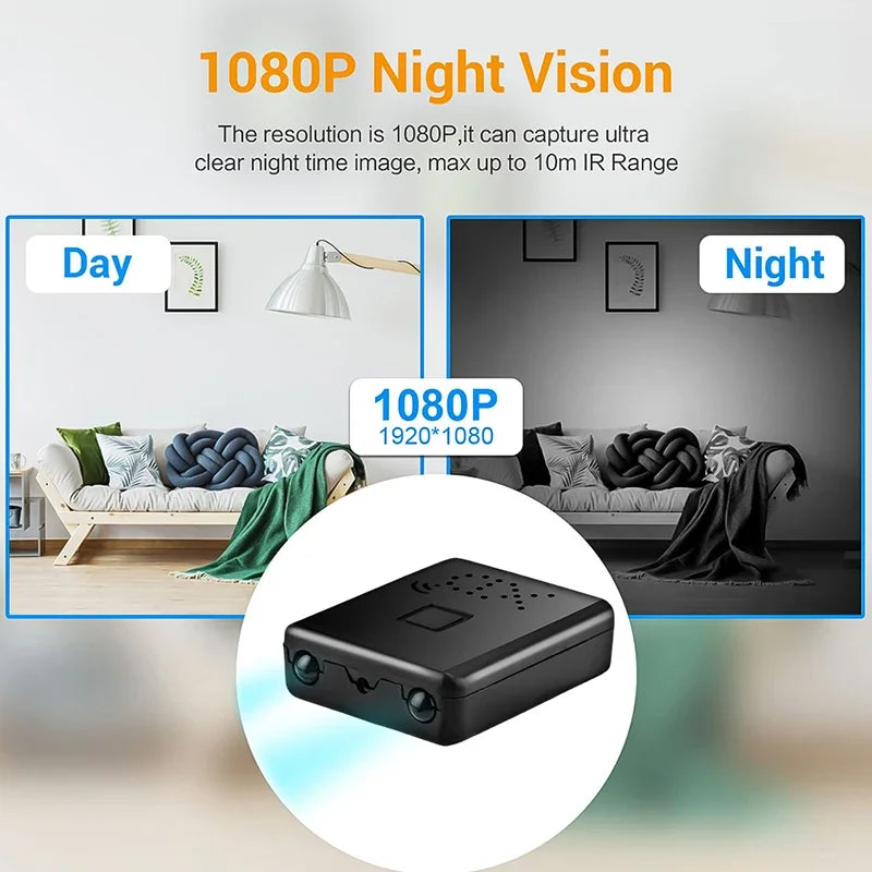 Mini cámara Xiaomi Full HD 4K WiFi 5G Visión nocturna Monitoreo de seguridad remoto Protección del hogar Grabadora de video a prueba de agua
