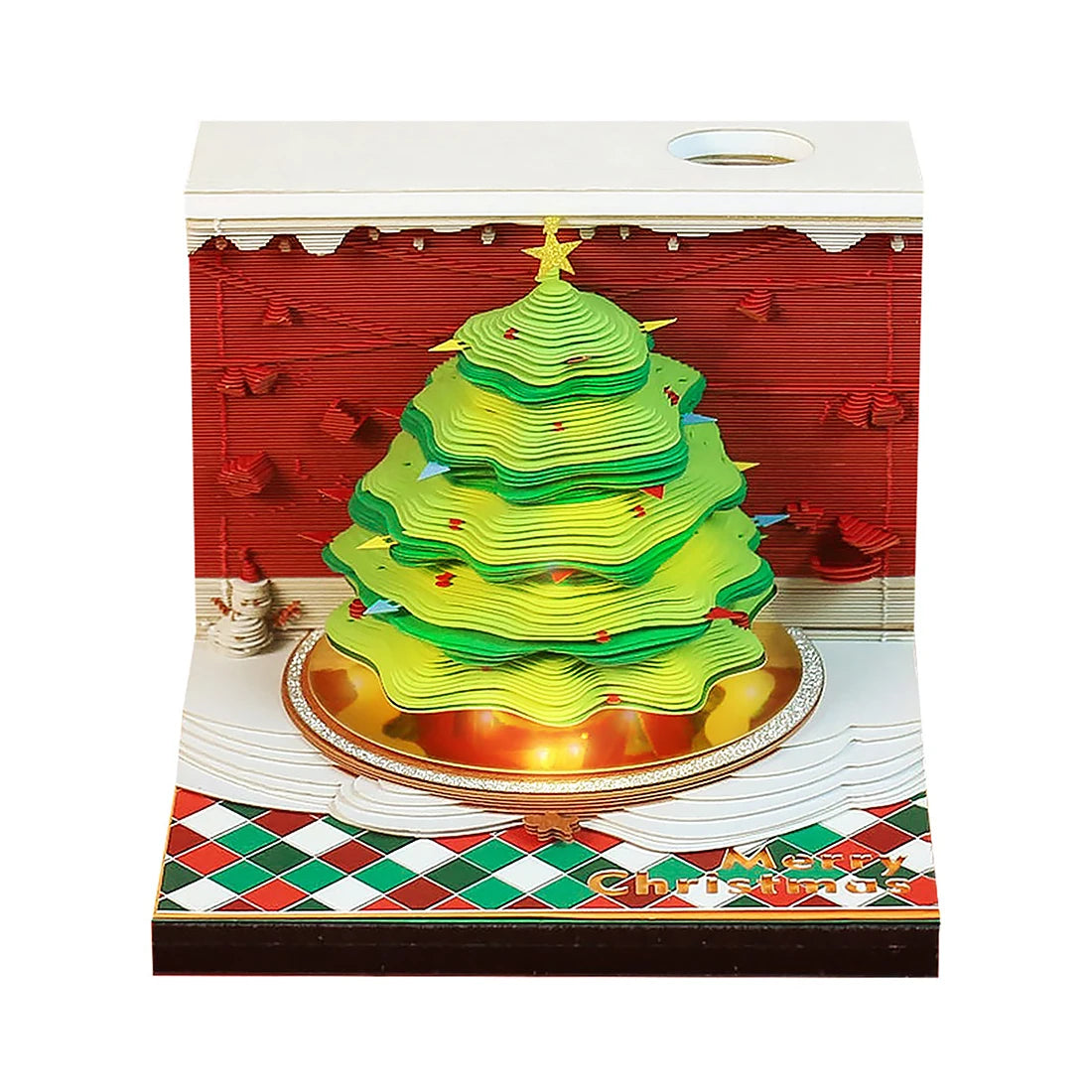 Table Calendar Tear Off Sticky Note Omoshiroi Block Custom 3D Memo Pad Notepad Christmas Funny Novelty Gifts For Children Kids