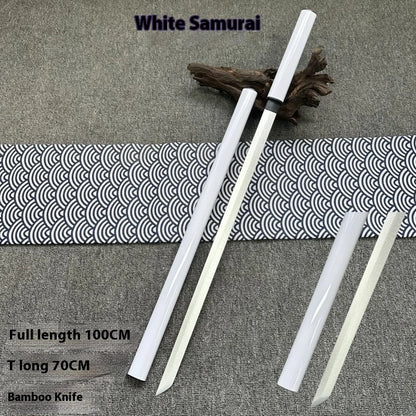Tai Sword Katana Oriental Draw Sword with Sheath Tang Hengdao Wooden Sword Ancient Style Children's Toy Bamboo Wooden