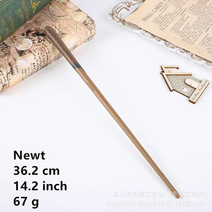 36 Styles Harry Magic Wand Resin Material Built in Steel Core Dumbledore Staff Cosplay Voldemort Props Christmas Gift Kid