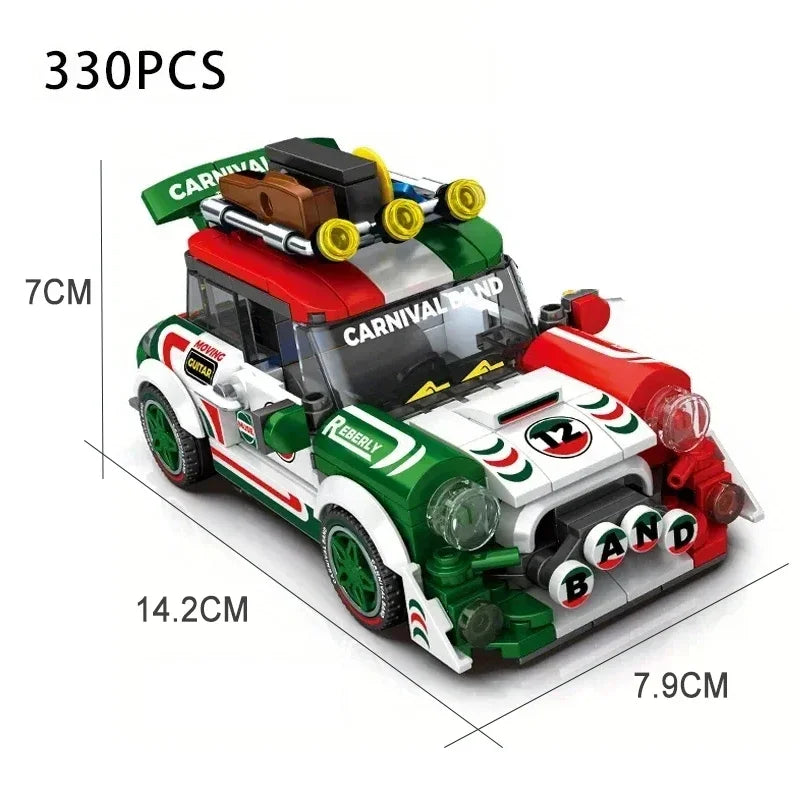 Speed Champions Series Racing Sports Vehiclea Technique Car Supercar Building Blocks Set Bricks Classic MOC Model Toys For Kids