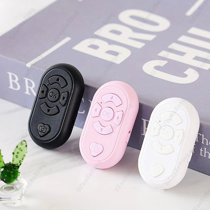 Universal Mobile Phone Selfie Shutter Bluetooth-compatible Remote Control Button For Tik Tok e-book Wireless Controller
