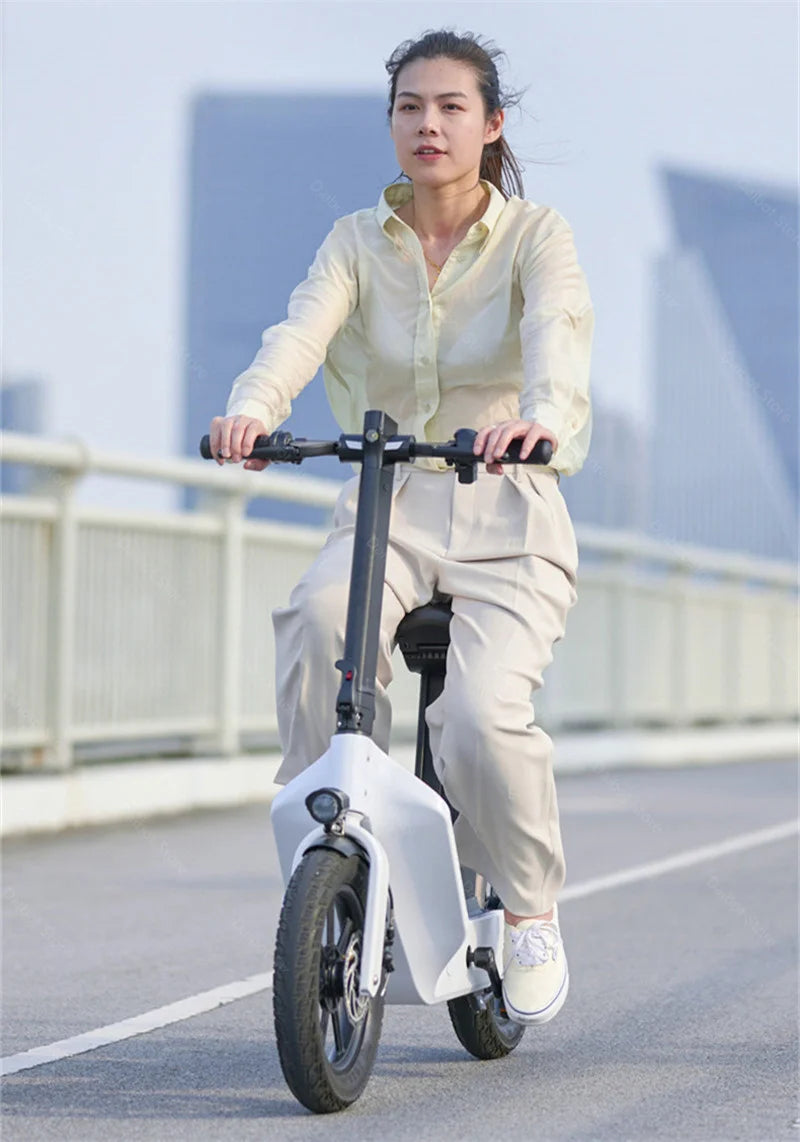 2024 New Women's Electric Bike For Adults 48v 350w Mobility Scooters For Travel With Baby Seat Mimi Velo Bicycle