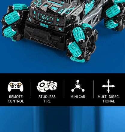 RC Car Mini Stunt Drift Car Gesture Sensing with Led Lights 2.4G Radio Remote Control Electric Toy Power Wheels Off Road Racing