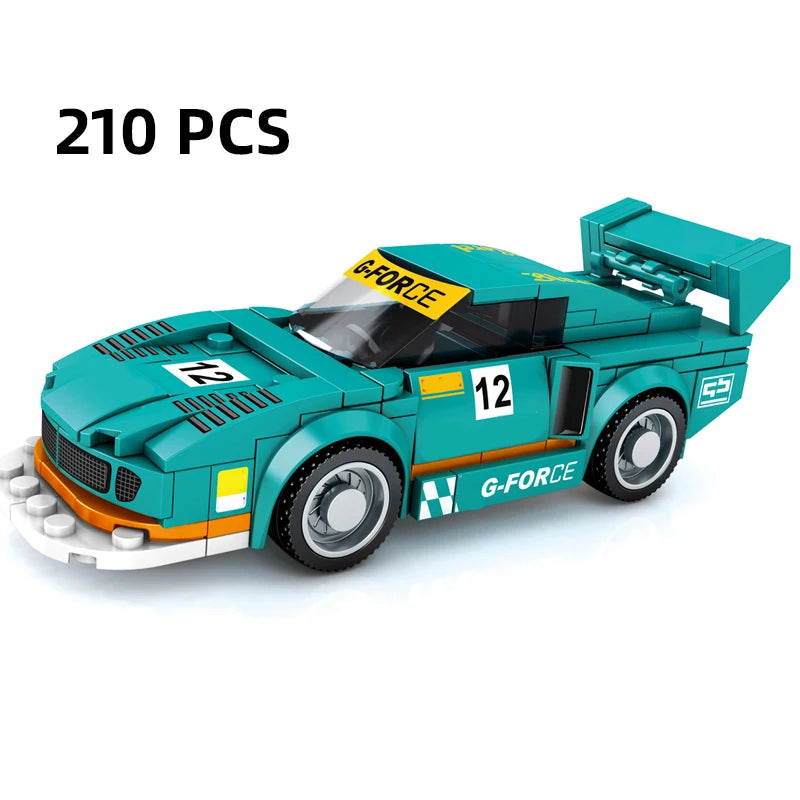 67 models City Racing Car Speed Champions Sports Building Blocks Bricks Classic Rally Super Racers F1 Great Vehicles kits toys
